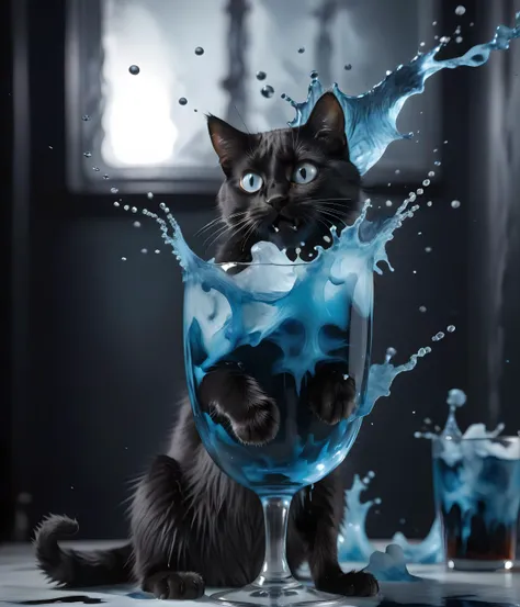 Waterdrop (Realistic water in some usecases) (HotshotXL or SDXL1.0)
