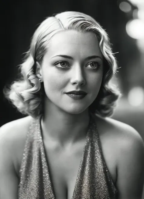 A 1930s professional photograph of sks woman, ((detailed face)), (High Detail), Sharp, 8k, ((bokeh)), <lora:locon_amanda_v1_from_v1_64_32:1.25>