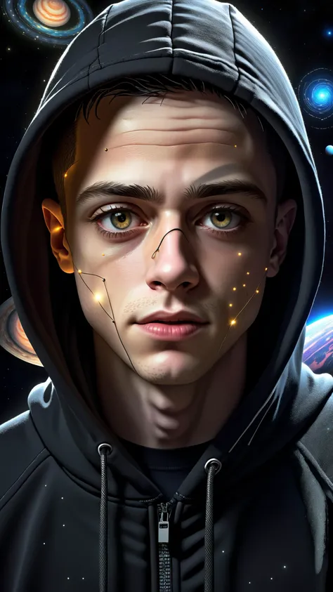 (((Elliot Alderson in a psychotic attack, Elliot Alderson from mr robot))), Mr robot, (photorealistic), photo, ultra detailed photo, serious face, close up of Elliot Anderson, (splitted personality, shattering skin, computer glitch effect), paranoic photo,...