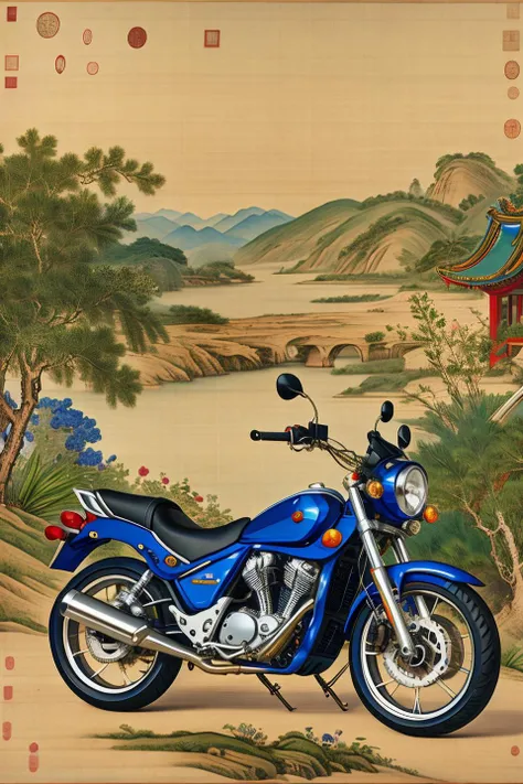 (masterpiece), (best quality), (ultra-detailed), , gongbi, bike,<lora:gongbi_10:0.95>