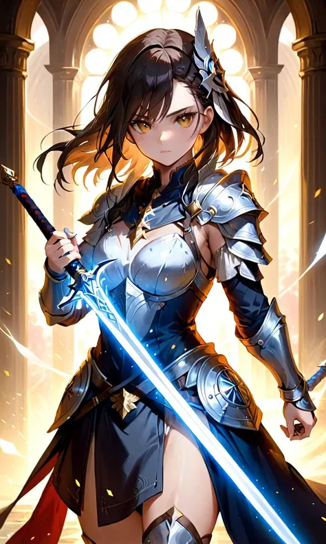 This work depicts a true heroine, a brave warrior who wields a holy sword and rapier gracefully and powerfully. Known as Zandark, this beautiful hero is proud, steadfast, and ready to face any challenge that comes her way. Her presence inspires respect and...