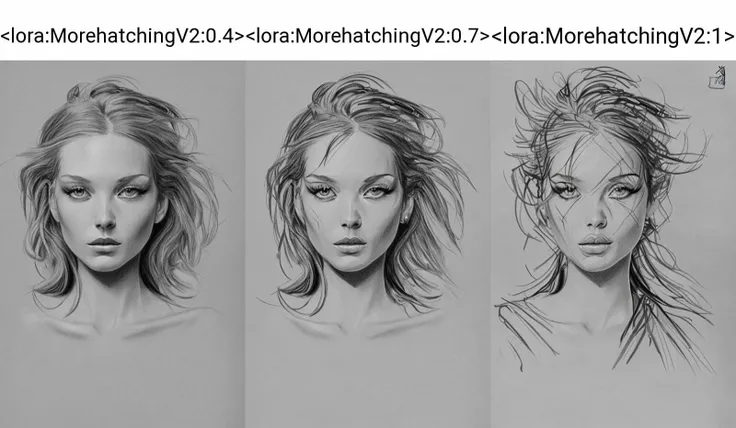 style of Richard Avedon drawing  <lora:MorehatchingV2:0.4>