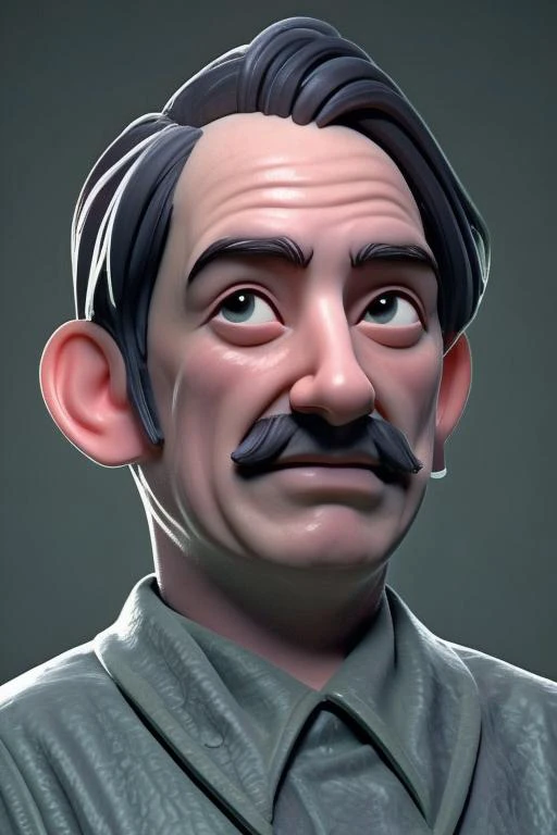 professional 3d model cute elderly man with moustache portrait, 3dmm  <lora:3DMM_V12:3>,  happy, green theme . octane render, highly detailed, volumetric, dramatic lighting