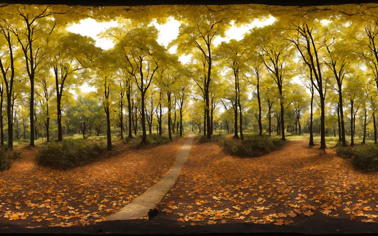 masterpiece, best quality, high quality, extremely detailed CG unity 8k wallpaper,landscape with texture ,A place with lots of leaves on the ground and autumn colors,award winning photography, Bokeh, Depth of Field, HDR, bloom, Chromatic Aberration ,Photor...