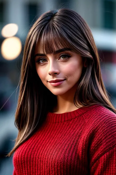 photo of beautiful (truka1t-135:0.99), a woman in a (movie premiere gala:1.1), perfect hair, wearing red (pullover:1.1),  ((Cartooncore:1.1)), modelshoot style, (extremely detailed CG unity 8k wallpaper), professional majestic (photography by  massimo vita...