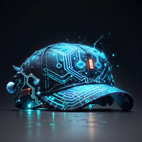 <lora:CircuitBoardAI:.9>, CircuitBoardAI hat