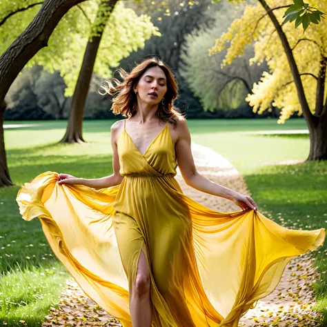 In nature with fashion
