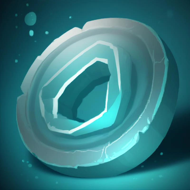 ((masterpiece,best quality)), <lora:FantasyIcons_Coins:0.8>, teal coin, glowing, swirl symbol, swirling magic, shiny metal