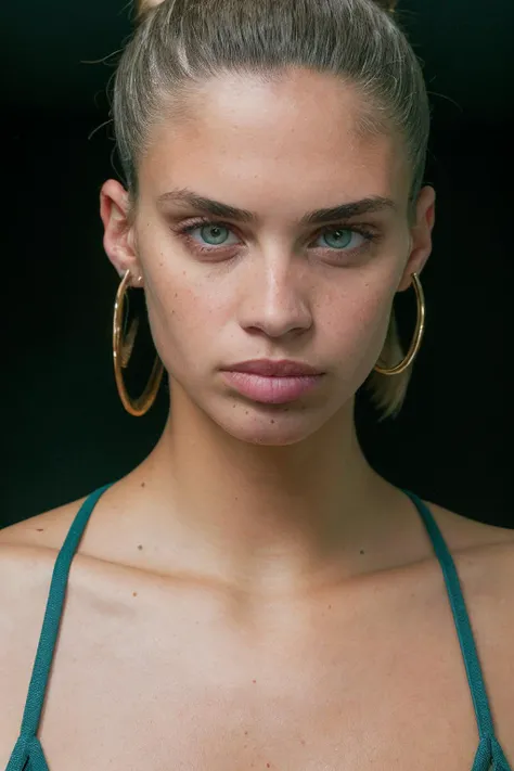 portrait of skswoman, lonely , wearing outerwear , with Long layers , background airport epic (photo, studio lighting, hard light, sony a7, 50 mm, matte skin, pores, colors, hyperdetailed, hyperrealistic), <lyco:Sara Sampaio:1.1>