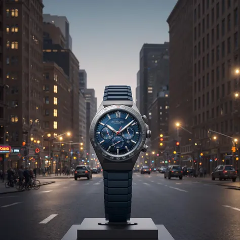 <lora:W4tch35_05A-000005:1>,an advertising photograph of a (W4tch35:1.1) as a (citizen:0.8),on watch stand,medium shot,tilt shift,bokhe,8k wallpaper,masterpiece,photorealistic,HDR UHD,high contrast,hyper realistic,volumetric lighting,