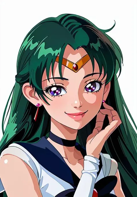 <lora:sailor_moon:0.8>, sailor_pluto, smile, closed mouth, portrait,