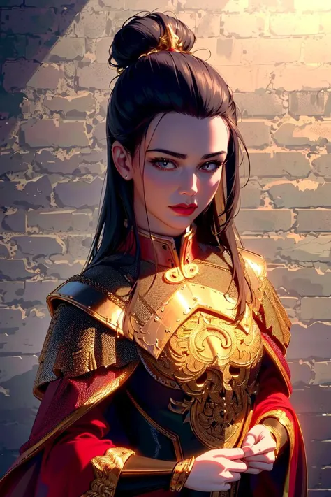 ultra realistic 8k cg, masterpiece, ((ultra detailed background, delicate pattern, intricate detail, highly detailed, fine details best quality, hyperdetailed face)), (photorealistic:1.4),beautiful lighting, absurdres, RAW photo, film grain, Azula, 1girl, ...