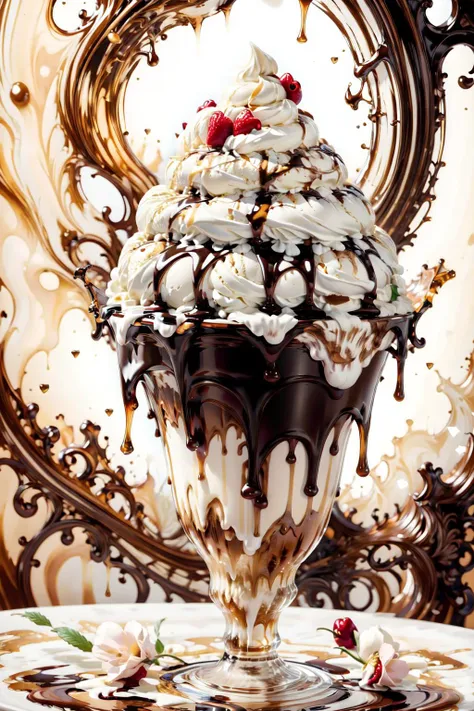 <lora:icecream:1>, (ice cream,  a dessert with cream, glass, delicious dessert)
break soft light, cinematic lighting, detailed(s...