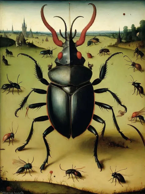 Devils Coach Horse Beetle mde by Jheronimus Bosch