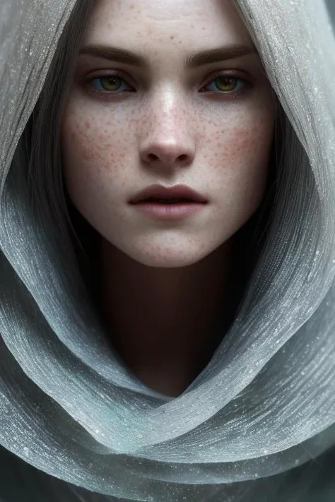 high detail RAW color full body Photo of pale beautiful 30yo woman with angular face, thigh high socks, pointed chin, feminine, large eyes, cape, realistic, symmetrical, highly detailed, harsh lighting, cinematic lighting, art by artgerm and greg rutkowski...