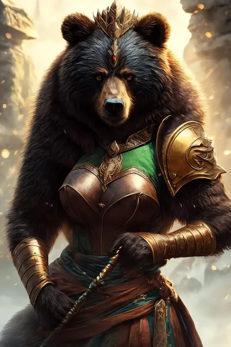 ((masterpiece)), 1girl, young , small breasts,  medieval, fantasy, wiking, nordic, war paint  wallpaper, official art,  (( evelly1 face )) , ((cat eyes)), ((vertical pupil))  as (( Ulfrun, The Werebear Queen: Ulfrun is a fearsome warrior, queen of the were...