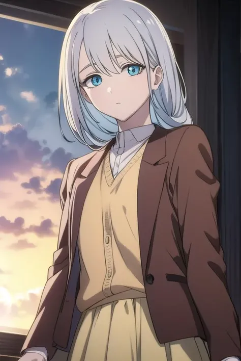 sayatakatori, <lora:sayatakatori-lora-nochekaiser:1>,
saya takatori, long hair, grey hair, hair over shoulder,
BREAK skirt, long sleeves, jacket, long skirt, brown jacket,
BREAK looking at viewer,
BREAK indoors,
BREAK <lora:GoodHands-vanilla:1>, (masterpie...