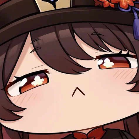 anime girl with a top hat and bow tie looking at something