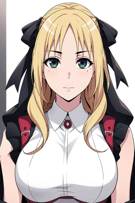 Simple White Background,
red dress, black boots,red_gloves,black_ribbon,black and white collared shirt,sleeveless,
<lora:Esther_rosenthal_Accelerator-KK77-V1:0.7>,
blonde_hair, green eye,black_ribbon,hair_ribbon,long_hair,
<lora:Oda_Non_Style-KK77-V2:0.3>,...