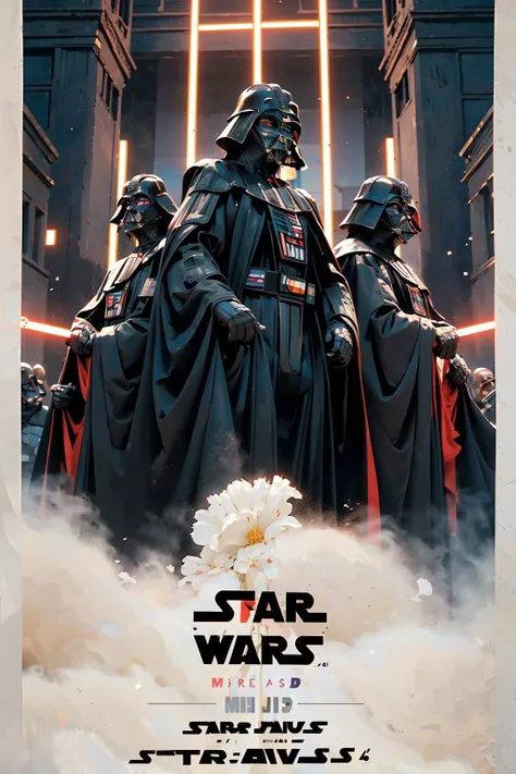 (a lot of Darth Vaders of different heights and different colors:1.4) showed up at the picket of thousands of people, (star wars movie poster:1.2), highest quality, masterpiece, ultra-detailed, dof, artistic lighting, rimlight, best quality, (masterpiece),...