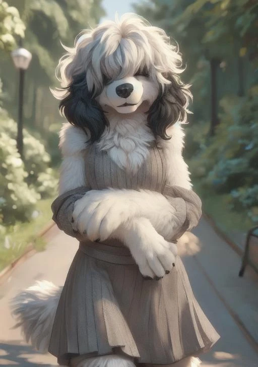 Old English Sheep Dog (Anthro)