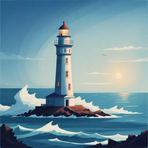 Flat illustration, office business