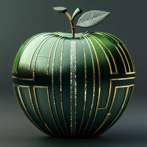 masterpiece,high resolution,
,art deco,artdeco_v4,
3d,apple,green and gold
, <lora:art_deco-sd-v4:0.8>