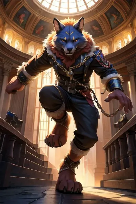 Digital furry portrait, barefoot furry character, full body, solo, male focus
Crossing paths defending faith
Face the truth Im balancing a razorblade
Time has come, the game is on
Step inside a world of pain
Im divine, I fight so I can break these chains
L...