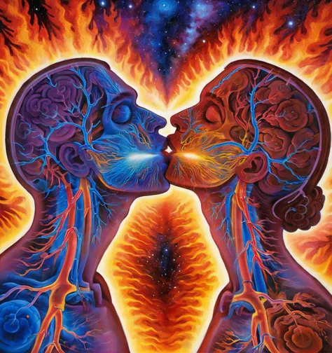 Alex Grey SDXL 1.0 art syle lora