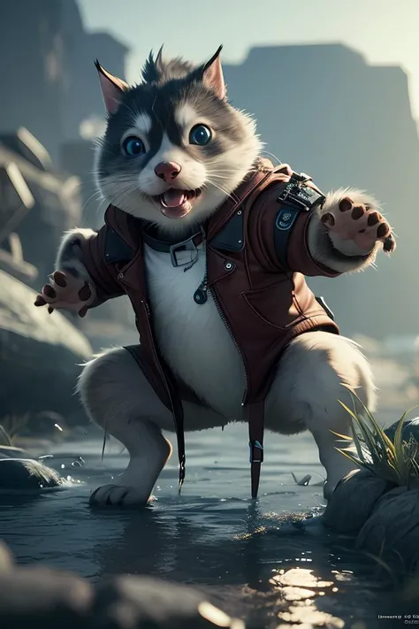 stuart little, artstation trending, unreal engine 5