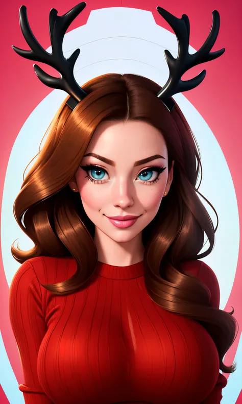 basety style, abbe bi style, sassy style, midjourney style, naughty face, construction worker,
([Emma Stone|gianna michaels|Blake Lively]:0.9) middle shot, reindeer horns, sweater, modest,
 new year party, 
[cartoon, vector art, anime :realistic, real life...