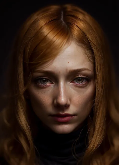 A stunning intricate full color portrait of (sks woman:1), wearing a black turtleneck, epic character composition, by ilya kuvshinov, alessio albi, nina masic, sharp focus, natural lighting, subsurface scattering, f2, 35mm, film grain, <lora:locon_judy_v1_...