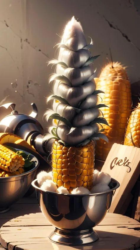 <lora:FurryStyle:1> FurryStyle Silver corn on the cob