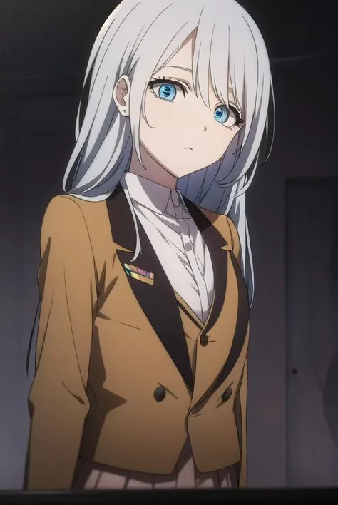 sayatakatori, <lyco:sayatakatori-lyco-nochekaiser:1>,
saya takatori, long hair, grey hair, hair over shoulder,
BREAK skirt, long sleeves, jacket, long skirt, brown jacket,
BREAK looking at viewer,
BREAK indoors,
BREAK <lora:GoodHands-vanilla:1>, (masterpie...