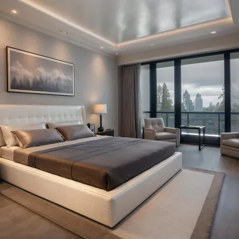 Luxurious bedroom interior design