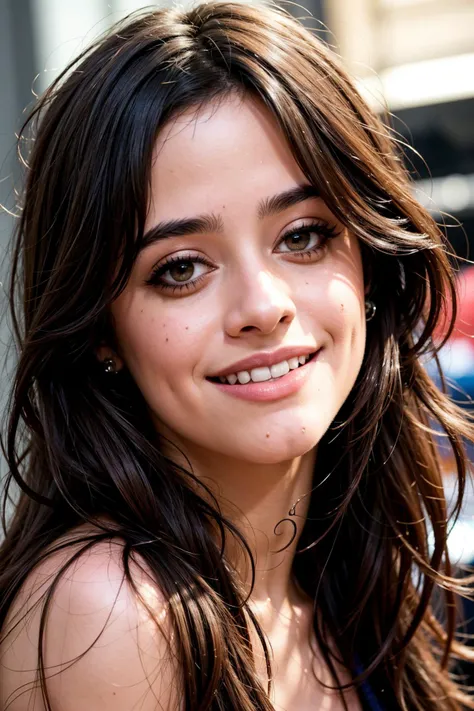 camilacabello, a woman smiling, face <lora:camilacabello:1>