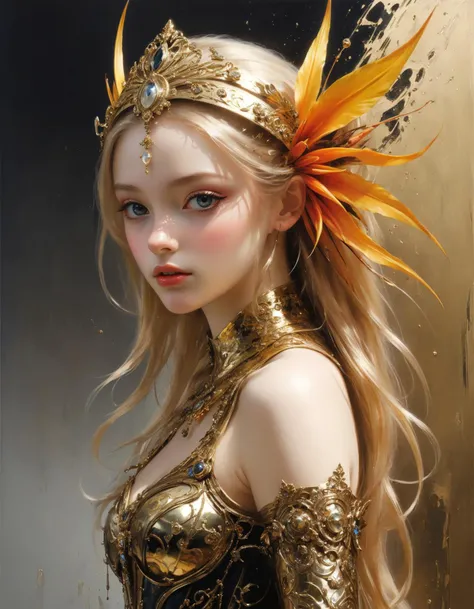 incredibly pretty 18 year old French  girl by stephan martiniere, ( animated but incredibly beautiful:1.4), (intricate details, masterpiece, best quality:1.4) , in the style of nicola samori, Pale Gold and Heliconia , 
 <lora:add-detail-xl:0.5> <lora:xl_mo...