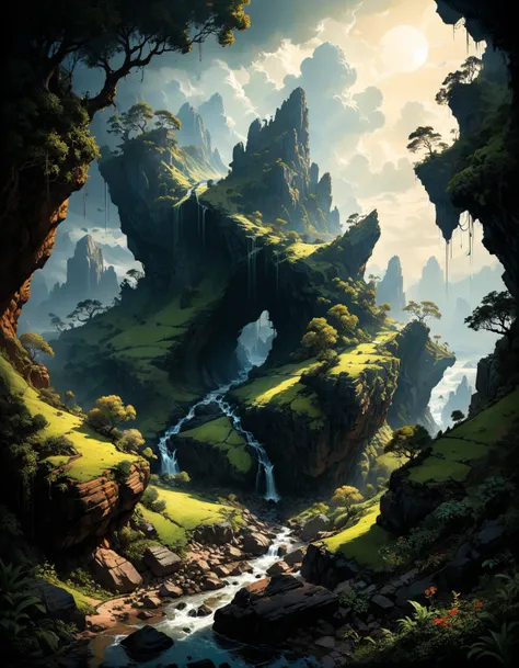 professional photograph of a ill-fated landscape  by  Adam Hughes and Joe Madureira and yousuf karsh , bold lines, hyper detailed, dark limited palette, dramatic lighting,  (intricate details, masterpiece, best quality:1.4),
<lora:add-detail-xl:1> <lora:xl...