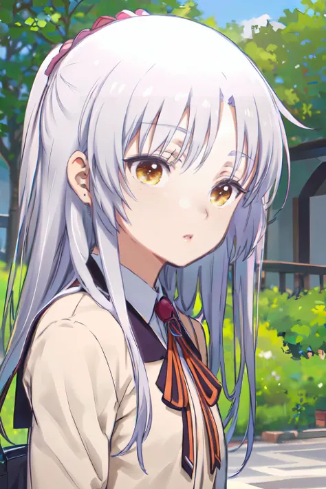 (((pixel-perfect, detail-perfect))), solo, 1girl, <lora:kanade-angelbeats-01:0.8>, kanade tachibana, school uniform, looking at viewer, closed mouth, <lora:kuroboshi_kouhaku_style_v01:1>, ultra detailed, masterpiece, best quality, aesthetic, detailed,