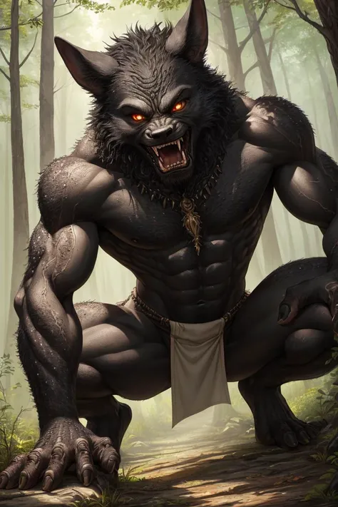 nsfw, explicit, explict, (werewolf:0.7), high res, (detailed realistic image:1.3), (detailed eyes, beautiful expressive eyes:1),...