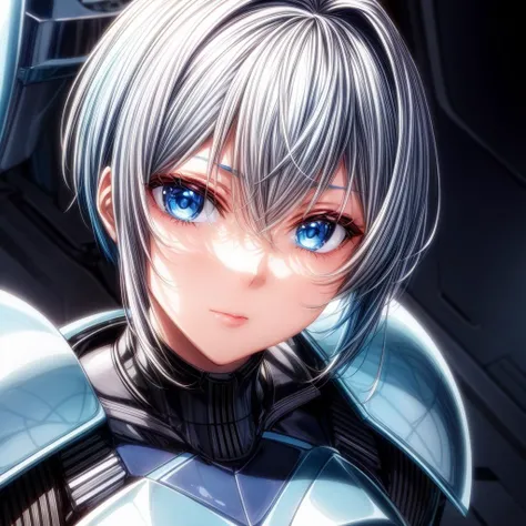 masterpiece, best quality,
vivid colors,
1girl, (solo)
("")
"      ",
light blue eyes
short hair
stromtropper armor
close-up,
"  "  
<lora:add_detail:2>