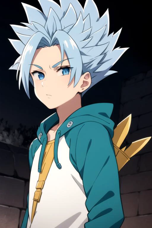 masterpiece, best quality, high quality, 1boy, solo, male focus, looking at viewer, , depth of field, <lora:arden_nanatsu_no_taizai:0.76>, arden_nanatsu_no_taizai, spiked hair, blue eyes, blue hair, , jacket