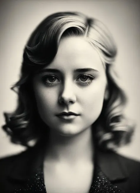 A 1930s professional photograph of sks woman, ((detailed face)), (High Detail), Sharp, 8k, ((bokeh)), <lora:locon_alessandra_v1_from_v1_64_32:1.3>