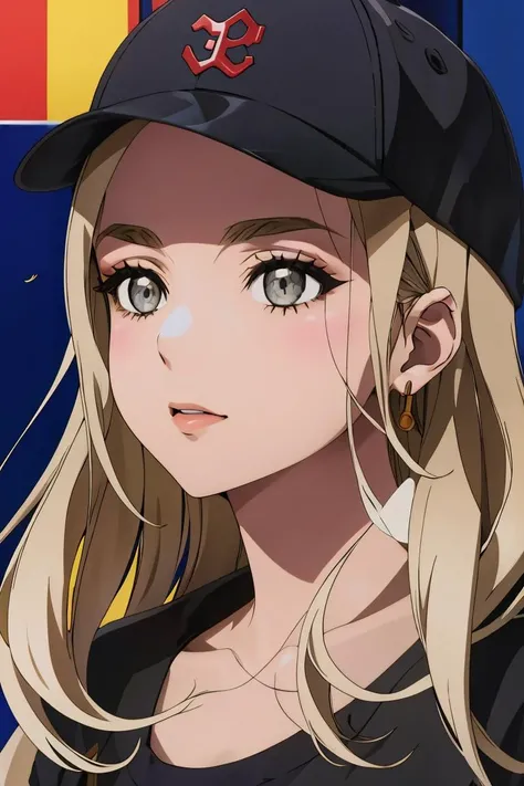 (masterpiece, best quality), 1girl, <lora:SatouSeshiru:1> satouseshiru, baseball cap