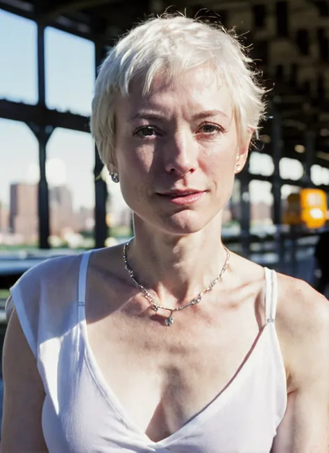 photo of sks woman, pale skin, working class in new york city, upper body, detailed skin, 20 megapixel, canon eos r3, detailed skin, detailed, detailed face, <lora:locon_nanavisitor_v1_from_v1_64_32:1.25>