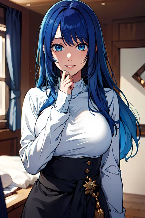 masterpiece,best quality, unreal engine, ultra res, extremely detailed,
1girl, big breasts,  waist , (muscular:0.4) ,slender, 
<lora:Character_kurokawa_akane_v1:0.6>HMAKANE, 
BLUE HAIR, long HAIR, GRADIENT HAIR, 
 long sleeve shirt, overall   
smile, parte...