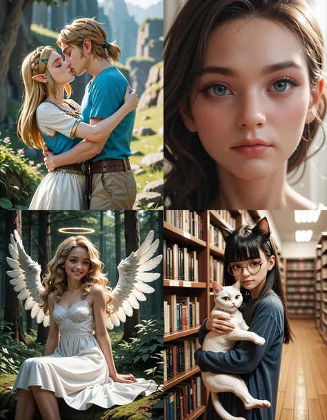 https://civitai.com/articles/5300 ___ All images: score_9, score_8_up, score_7_up ___ 1st image: 1girl, 1boy, Princess_Zelda, (The_Legend_of_Zelda:_Breath_of_the_Wild), standing, kiss, hug, closed_eyes ___ 2nd image: 1girl, lovely face, portrait, close-up,...