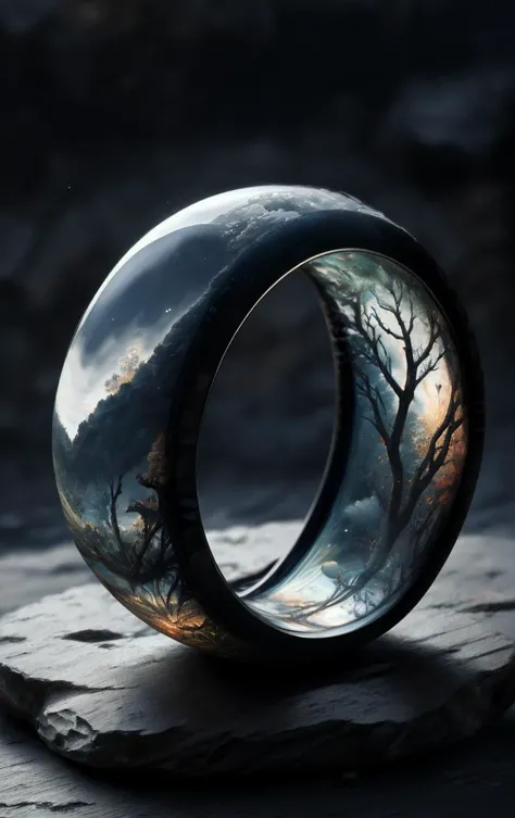 Ring,  dream world, twilight,concretion <lora:RingArt_Sora:1@0,.5@.4>