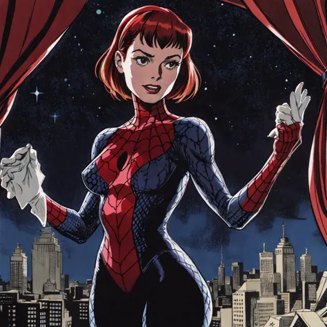 <lora:steveditkostyle:1> steveditko, mary jane watson