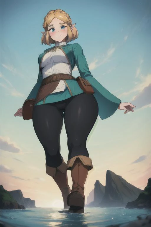 <lora:giantess:1>, GTSGiga, GTS, giga, 1girl, solo, size difference, continent, (walking over the ocean), walking:1.5, thick thighs, mountains, detailed background, straight on, from below, ground view, BREAK sexually suggestive, heavy breathing, aroused, ...